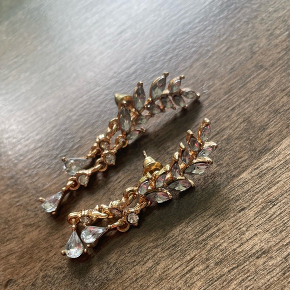 Swarovski Dropping Rain Earrings - Picture 5 of 6